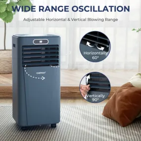 10000 BTU Portable Air Conditioner with Remote Control-Dark Blue