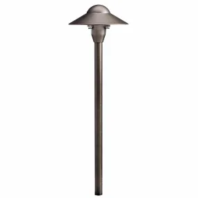 12V 6" Dome Landscape Path Light Centennial Brass