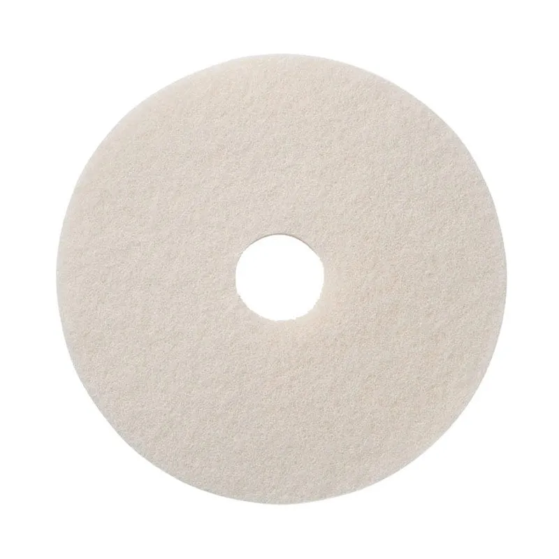 18" White Floor Buffing Maintenance Pads - Case of 5