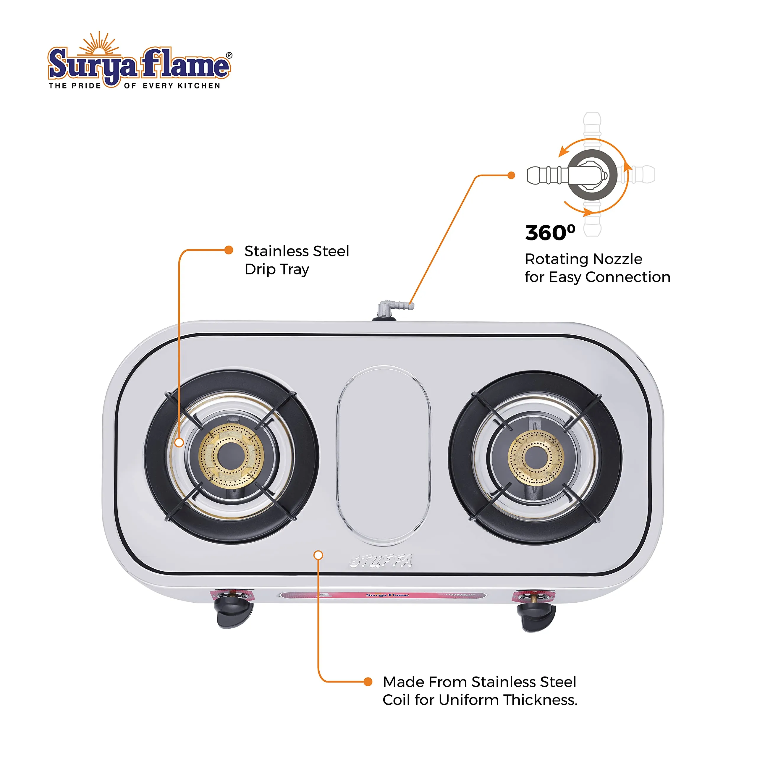 2 SF LPG STOVE 2B COSTA..