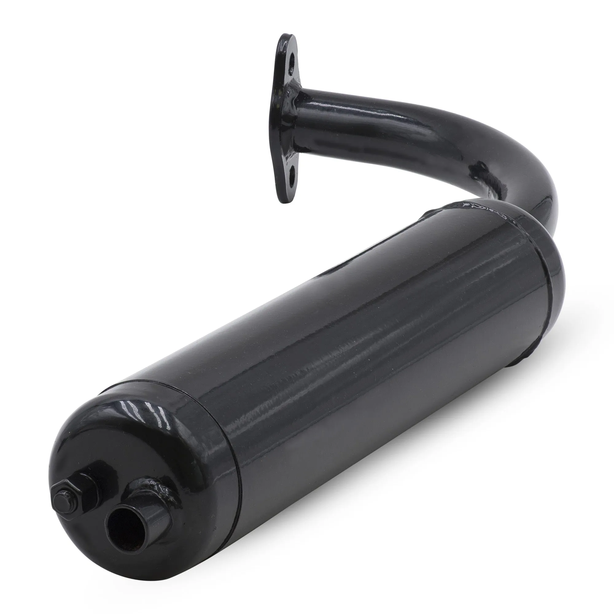 2 Stroke Black Muffler