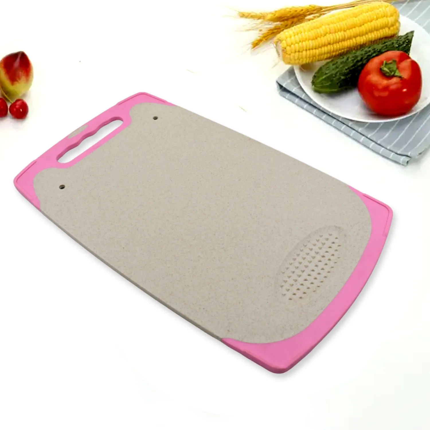 2401 Kitchen Chopping Board Household Cutting Board Knife Board Vegetable Cutting and Fruit Multi-purpose Plastic Sticky Board Cutting board