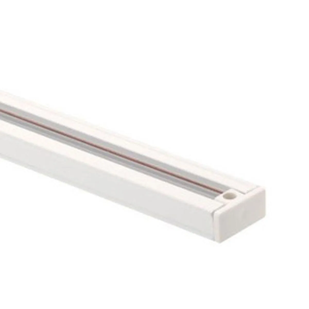 4 Ft. Track Rail One Circuit, Halo, White Finish