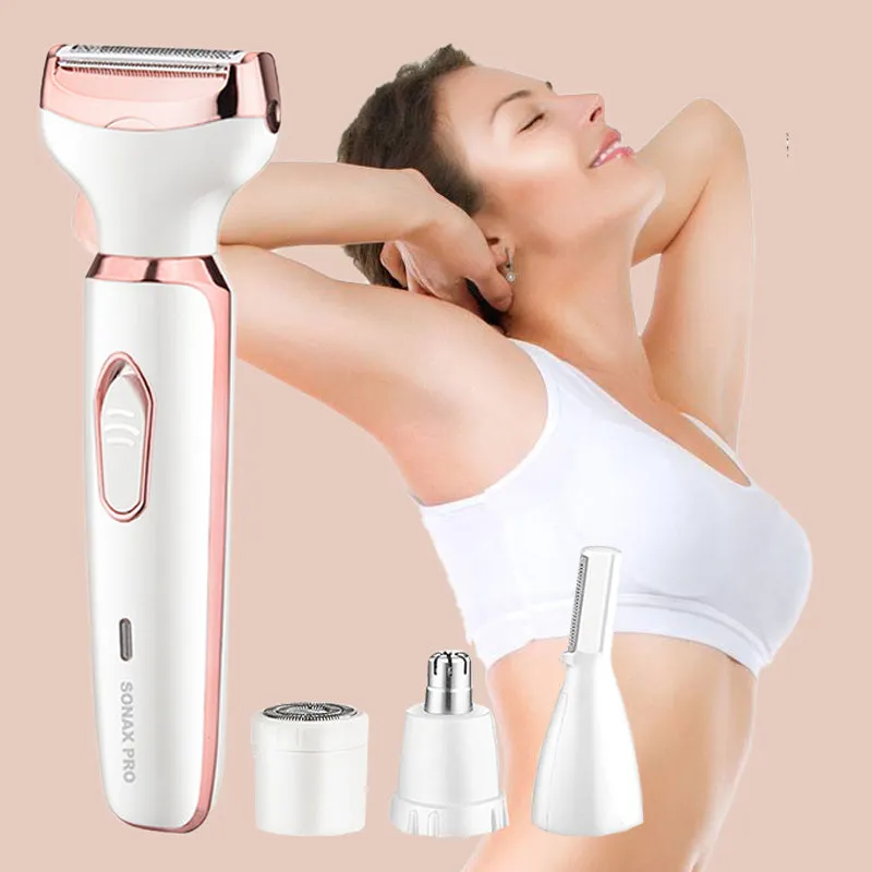 4-i-1 elektrisk komfort Lady Shaver