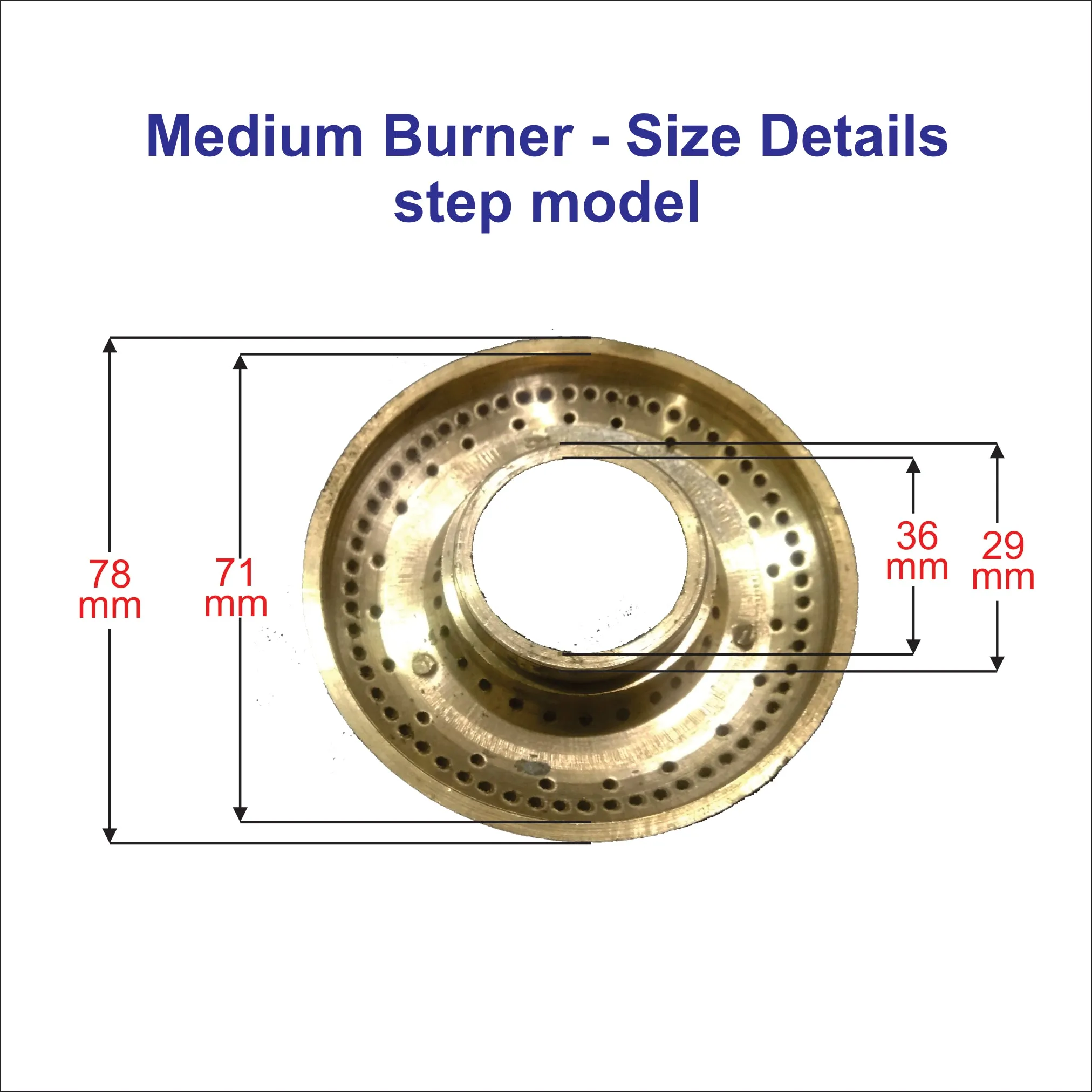 4 nos Gas stove Burner suitable for Sunflame Gas Stove 2S2M