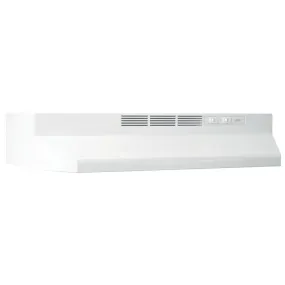 412401 Broan® 24-Inch Ductless Under-Cabinet Range Hood, White