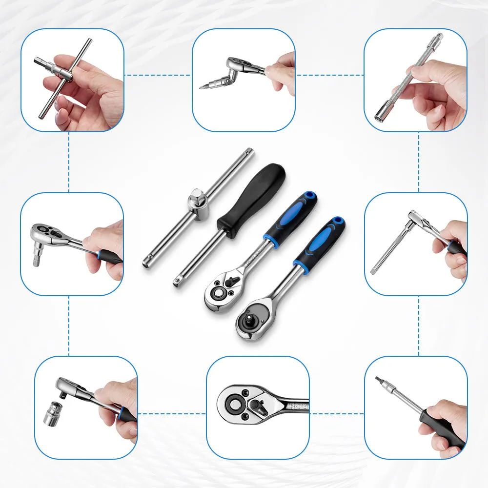 46Pcs Car Repair Tool Kit |SPELAB