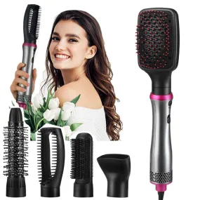 5 In1 Hair Dryer, Hot Air and Hair Brush Volumizer  Set