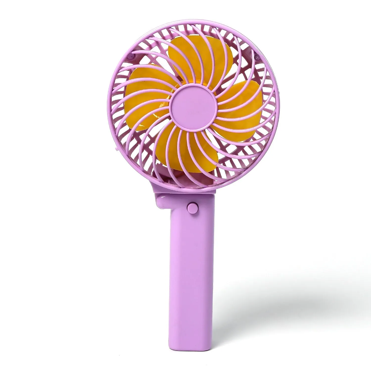 7604 Portable Mini handy Fan & Personal Table Fan | Rechargeable Battery Operated Fan Suitable for Kids, Women, Makeup Artist, Home Office (Battery Not Include)