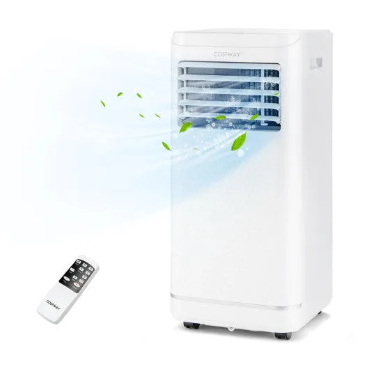 8000/10000 BTU Portable Air Conditioner with Dehumidifier and Fan Mode-10000 BTU