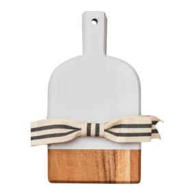 Acacia Heirloom Mini Cheeseboard in White