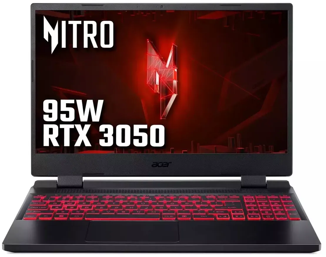 Acer Gaming Laptop Nitro AN515-58 - 12th Generation H-Series i7 16GB RAM 1TB SSD NVIDIA RTX 3050 Graphics 15.6" 144Hz IPS FHD Screen