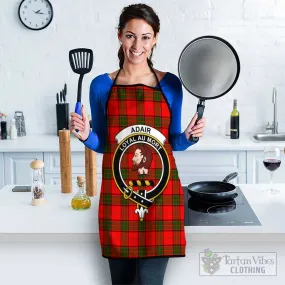 Adair Tartan Apron with Family Crest