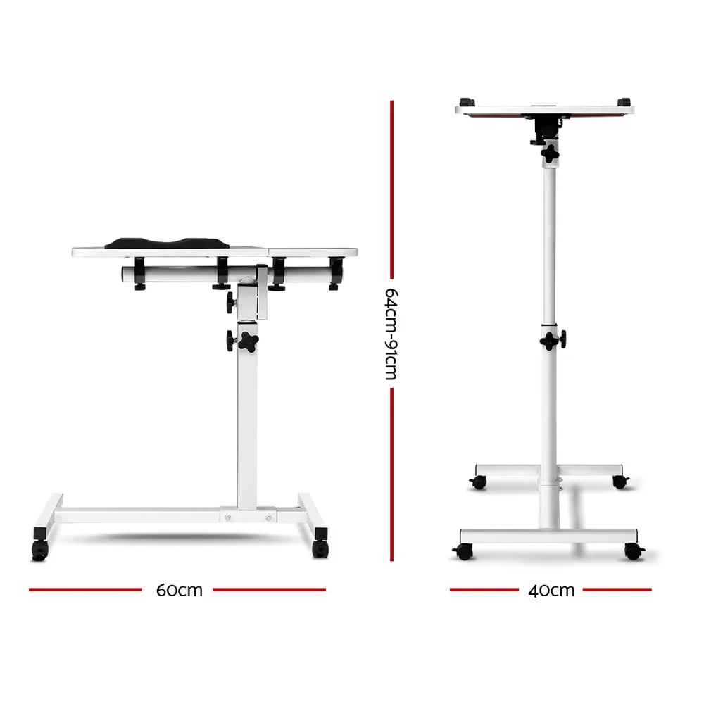 Adjustable 360° Laptop Desk Stand with Cooling Fan - Artiss