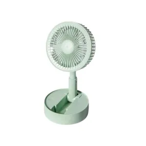 Adjustable Mini Handheld Desk Fan Green