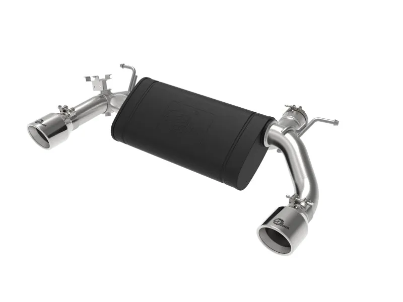 aFe MACHForce XP 3in to 2.5in 304 SS Axle-Back Exhaust w/ Polished Tips 14-16 BMW M235i