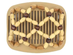 African Butterfly Hair Comb - Ndebele Blonde 54