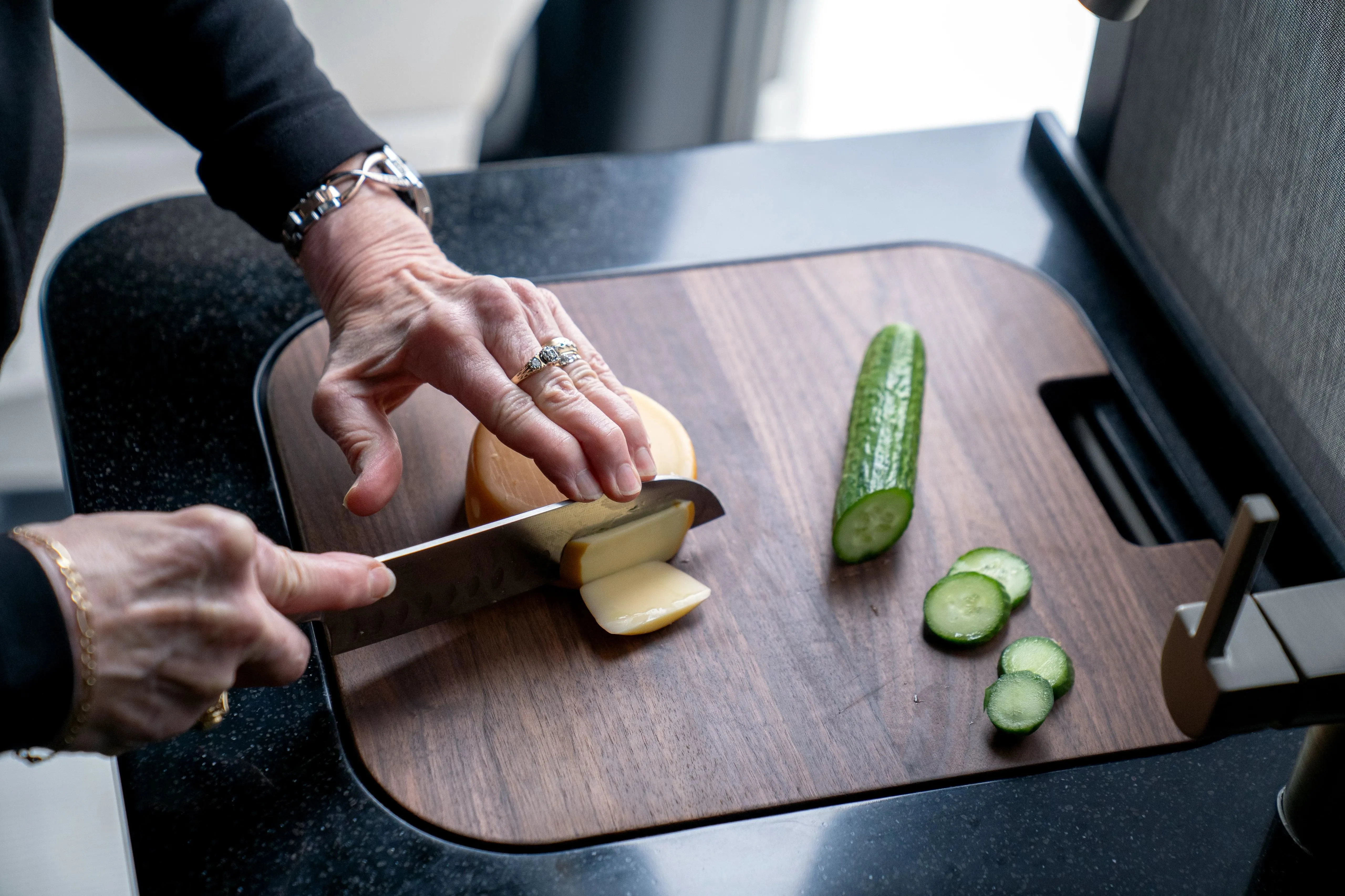 Airstream Custom Sink Cutting Boards for Rangeline