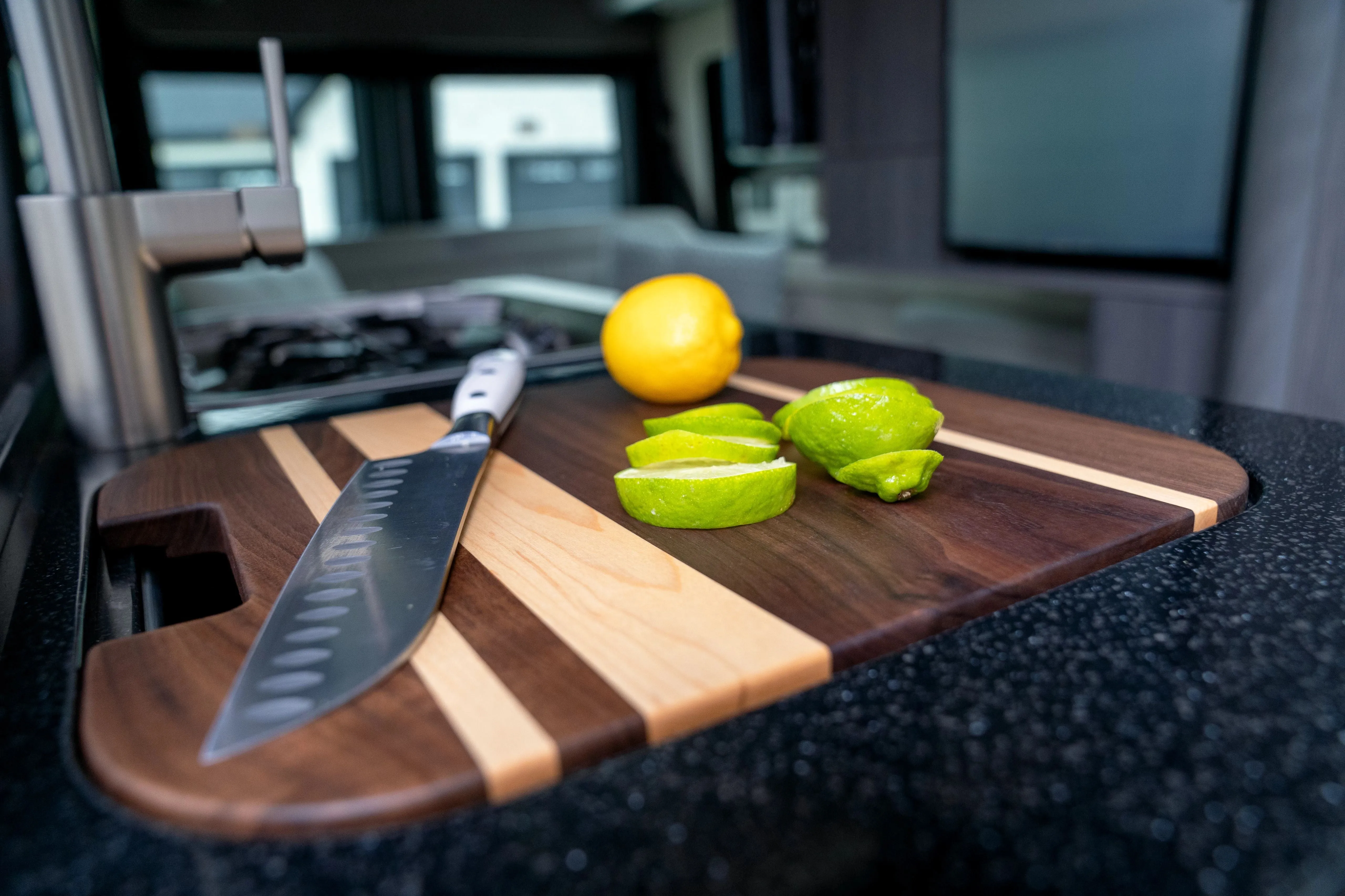 Airstream Custom Sink Cutting Boards for Rangeline