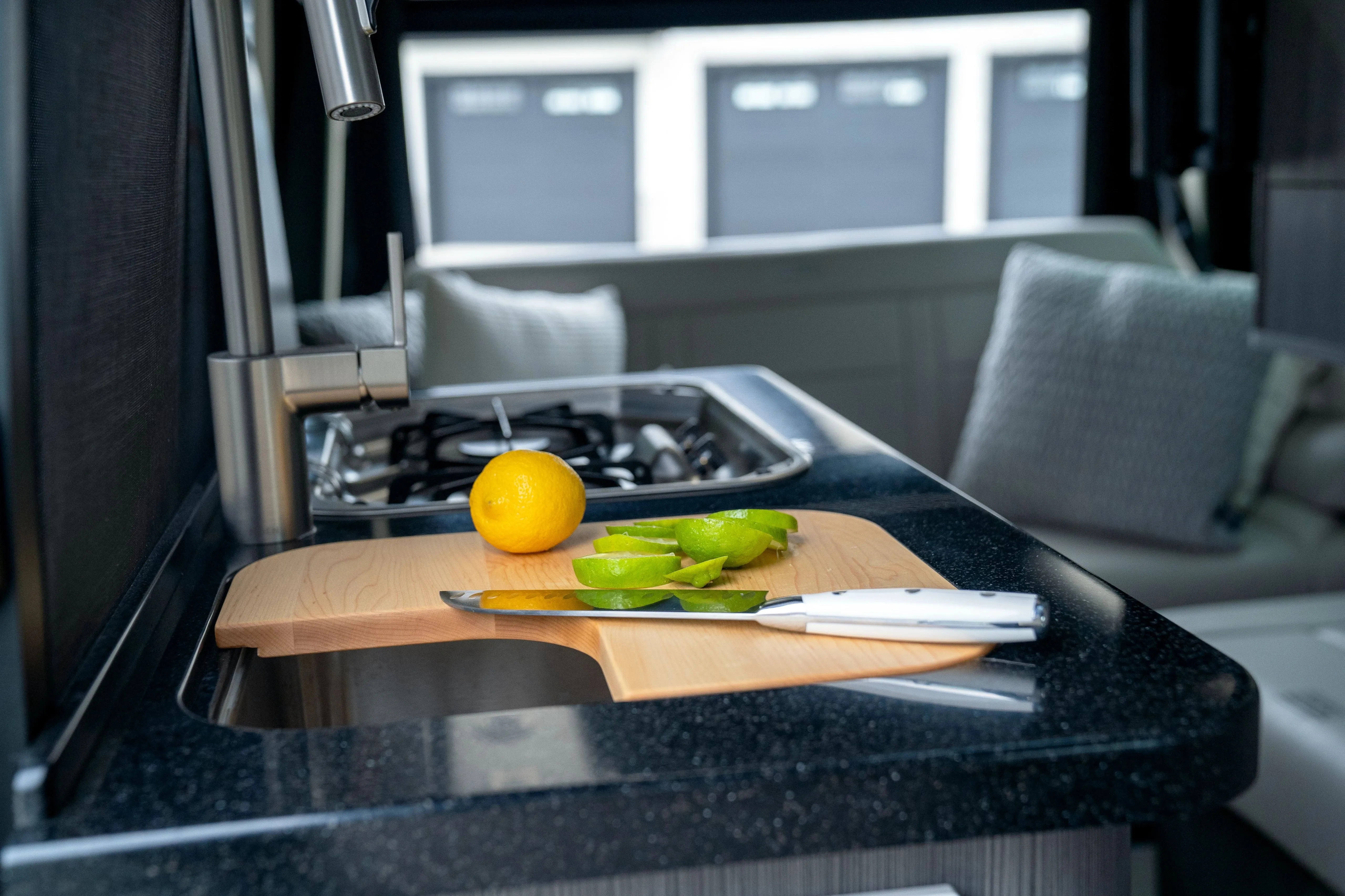 Airstream Custom Sink Cutting Boards for Rangeline