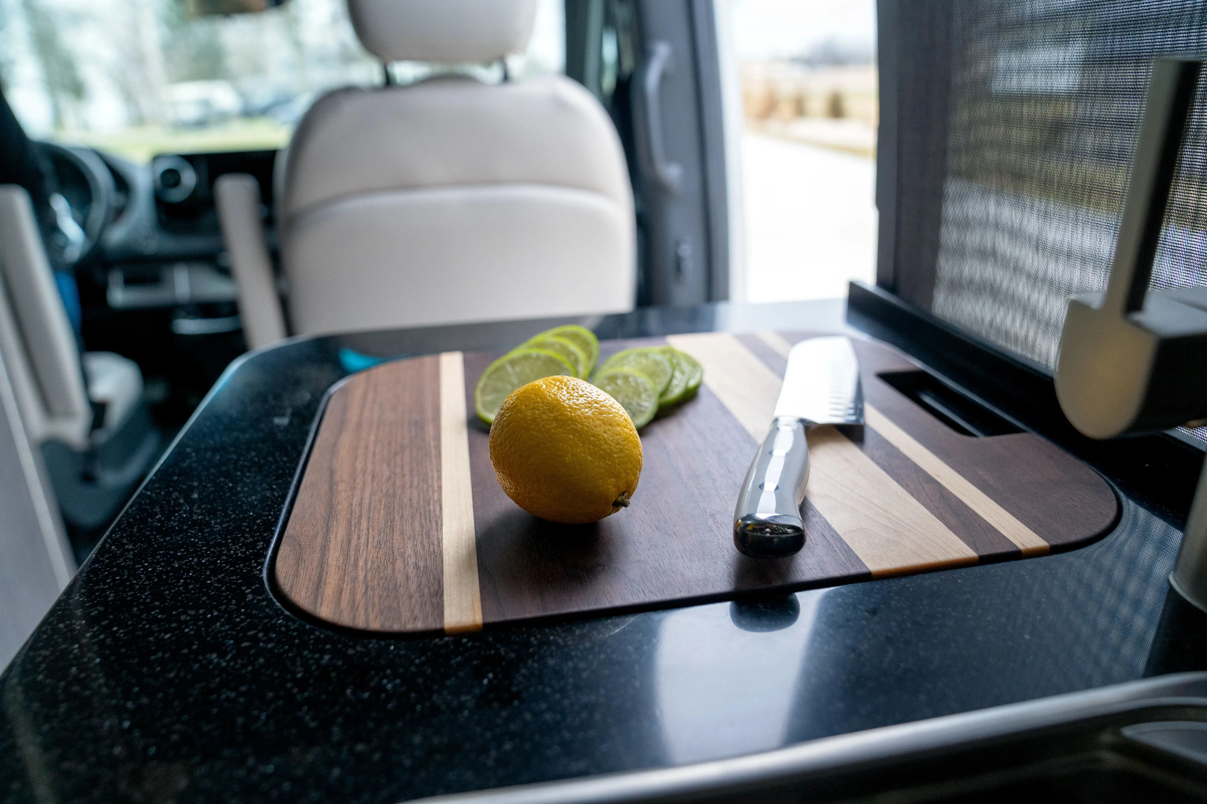 Airstream Custom Sink Cutting Boards for Rangeline