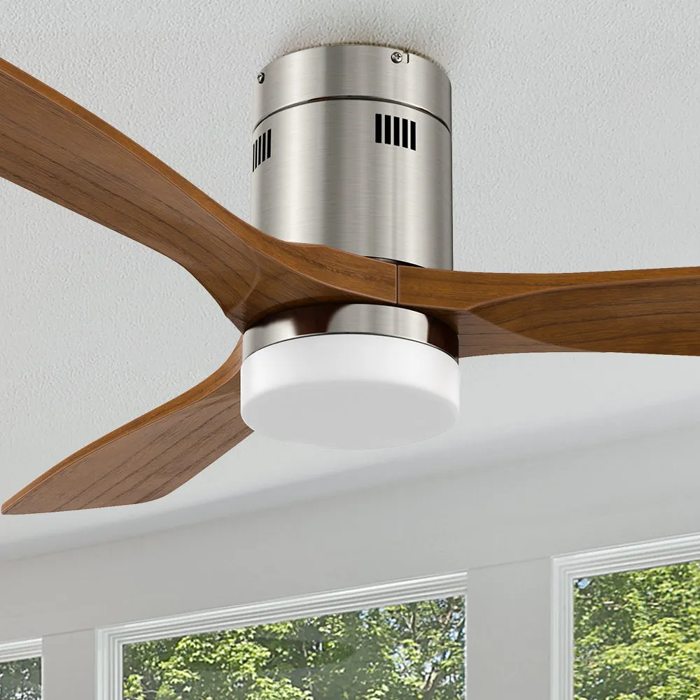 Alfa Smart Low Profile Fan with LED Light Remote Outdoor/Indoor 52"