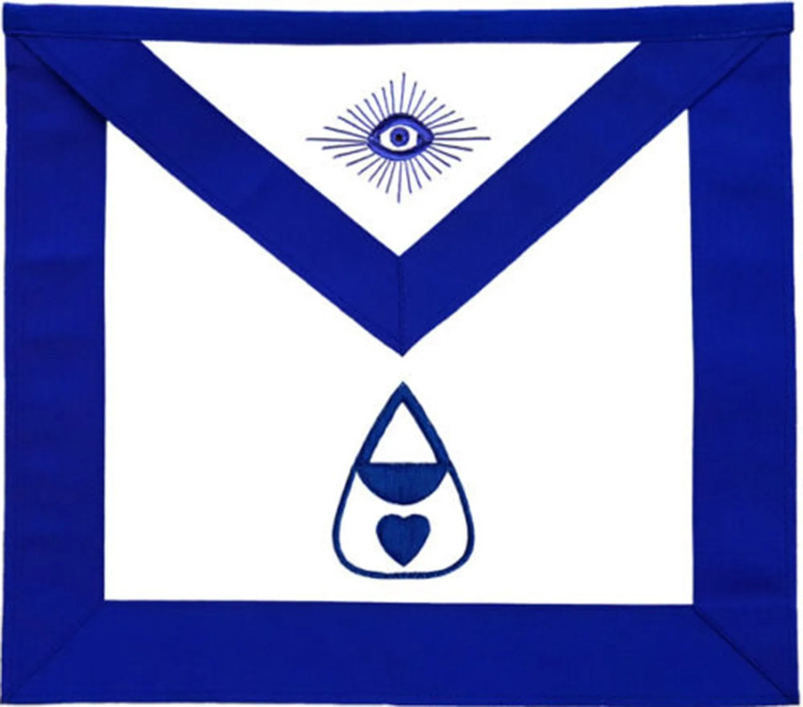 Almoner Blue Lodge Officer Apron - Machine Embroidery