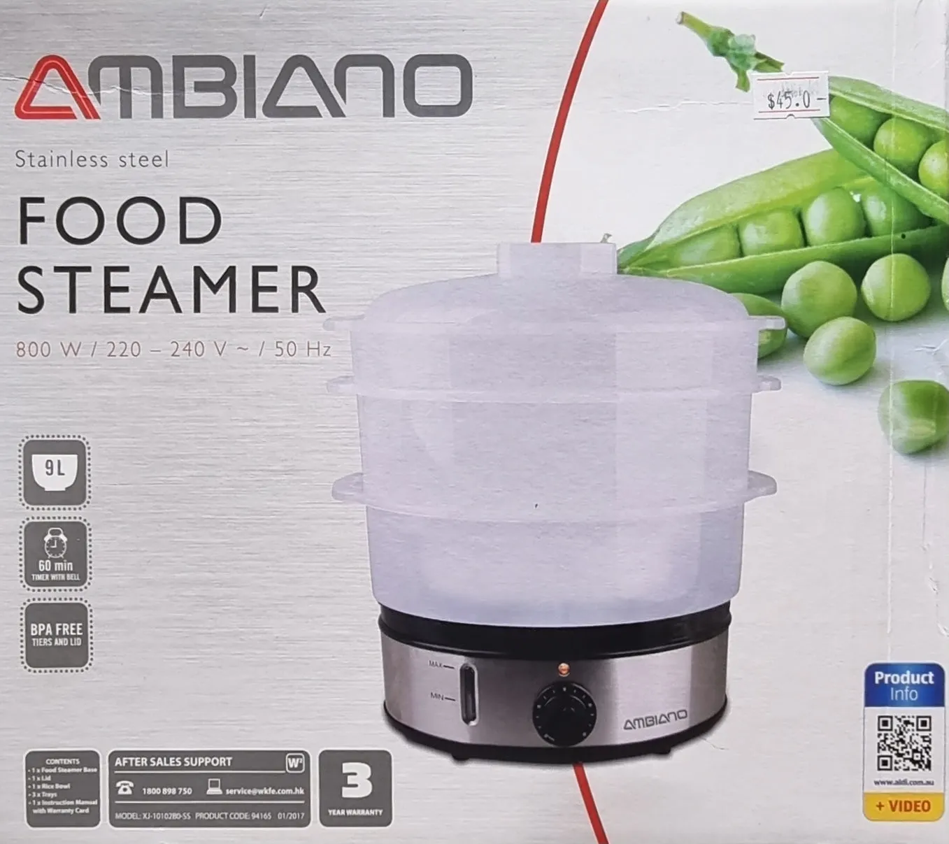 Ambiano Food Steamer