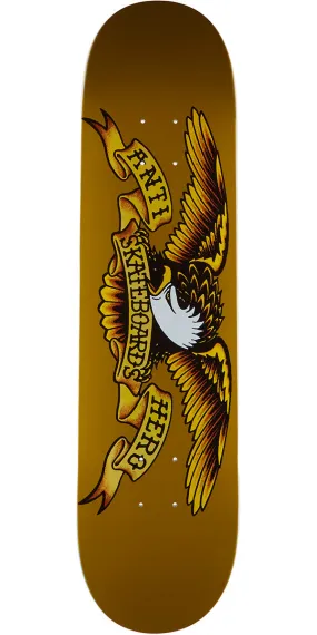 Anti-Hero Classic Eagle Skateboard Deck - Brown - 8.06"