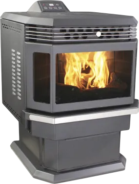 Ashley Hearth AP5660 Bay Front Pellet Stove 2,200 sq. ft. 45 lb Hopper 48,000 BTU Black New