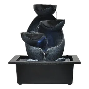 ATORSE® Water Fountain Fortune Feng Shui Waterfall Bedroom Ornaments Arts A