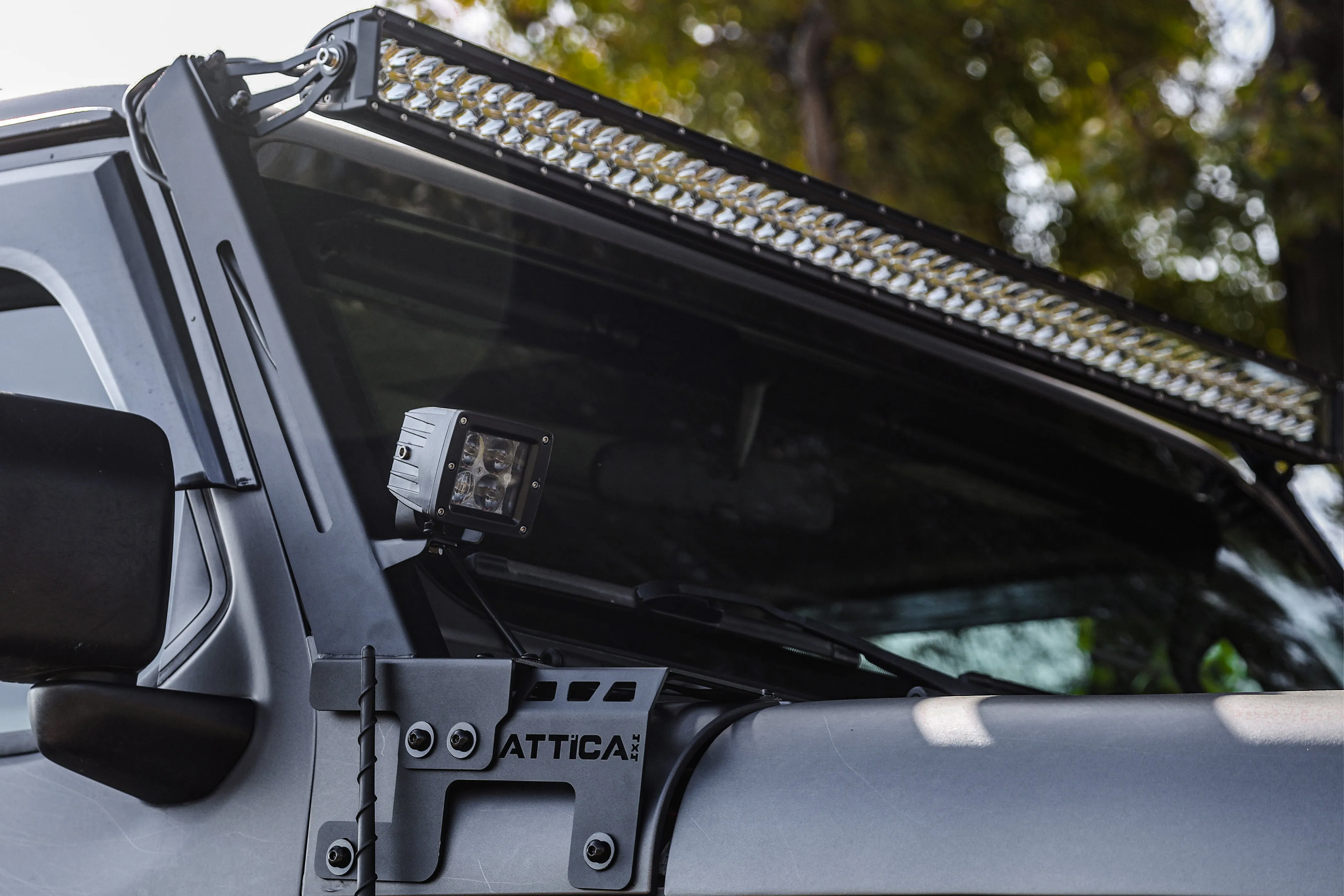 Attica 4x4 2018-2023 Jeep Wrangler JL Frontier Series Light Mount Brackets