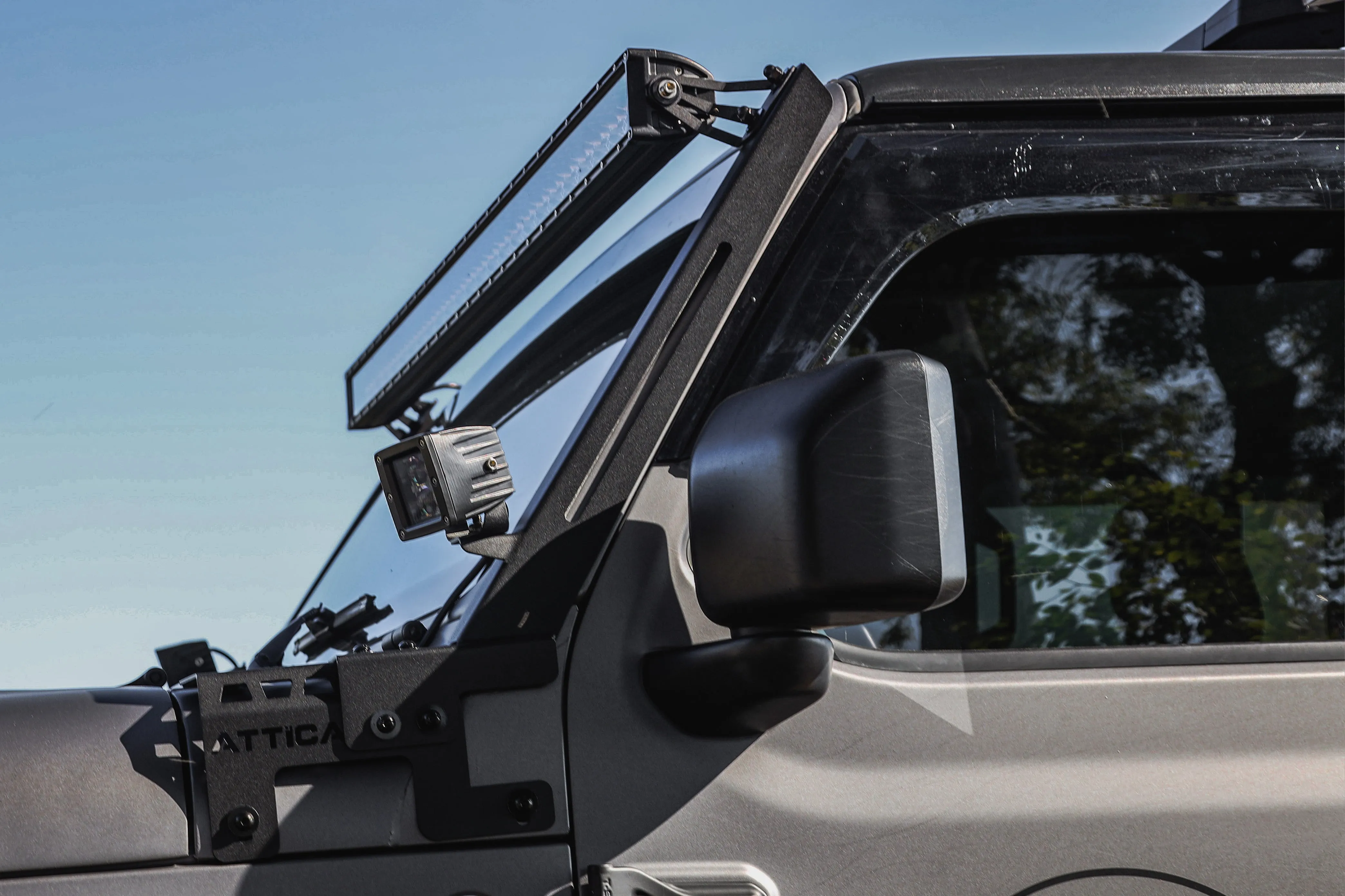 Attica 4x4 2018-2023 Jeep Wrangler JL Frontier Series Light Mount Brackets