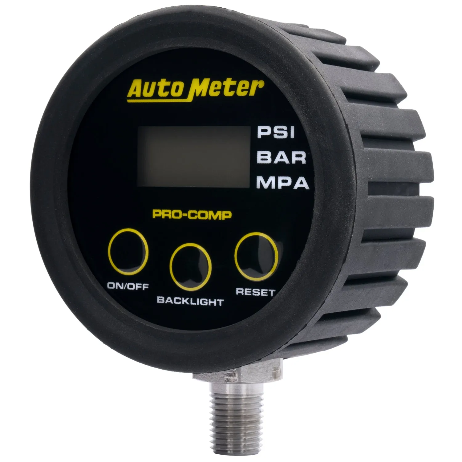 AutoMeter 2167 GAUGE HEAD; TIRE PRESS; 50 PSI/3.45 BAR; RACE DIGITAL; BACKLIT W/MEM; PRO-COMP