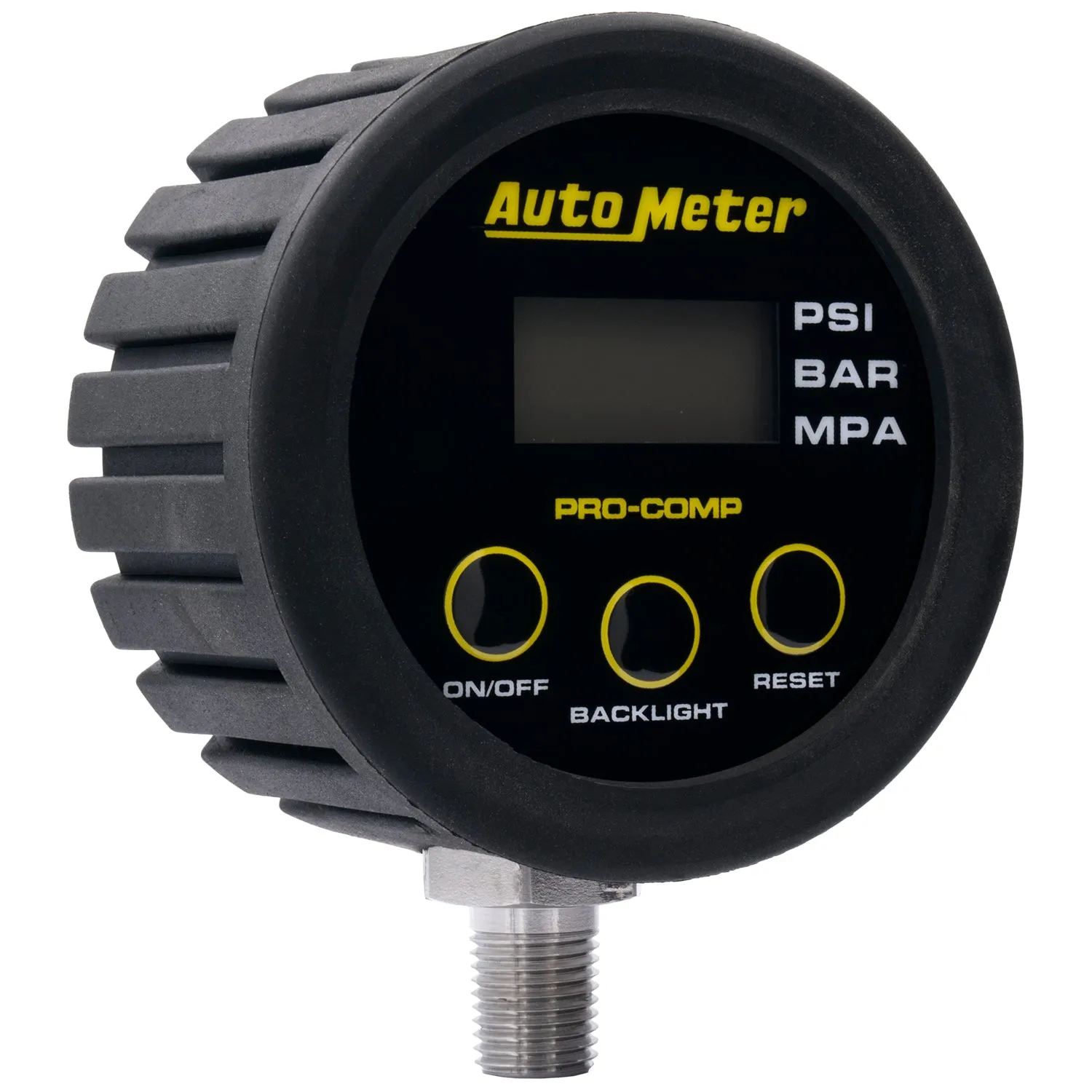 AutoMeter 2167 GAUGE HEAD; TIRE PRESS; 50 PSI/3.45 BAR; RACE DIGITAL; BACKLIT W/MEM; PRO-COMP