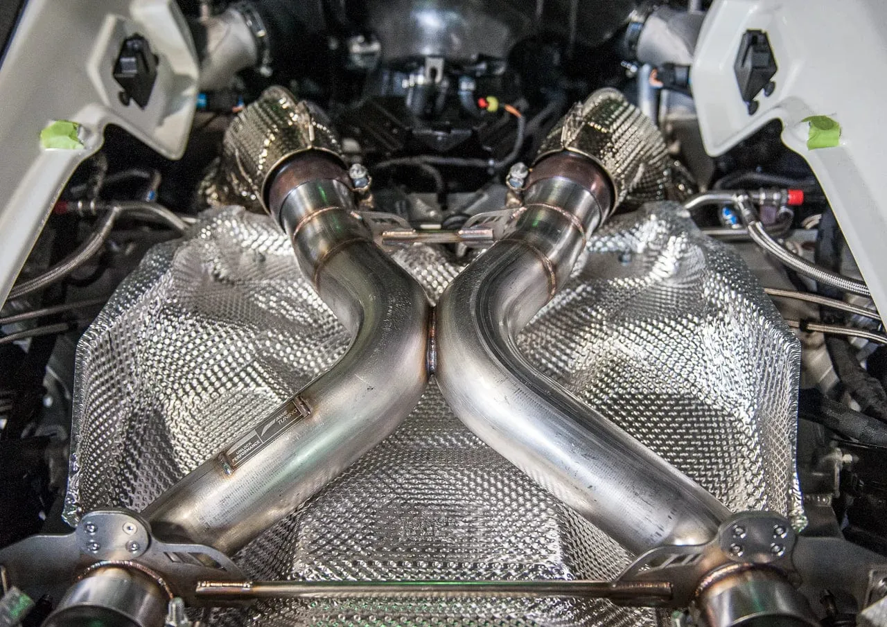 AWE McLaren 650S Performance Exhaust - Black Tips