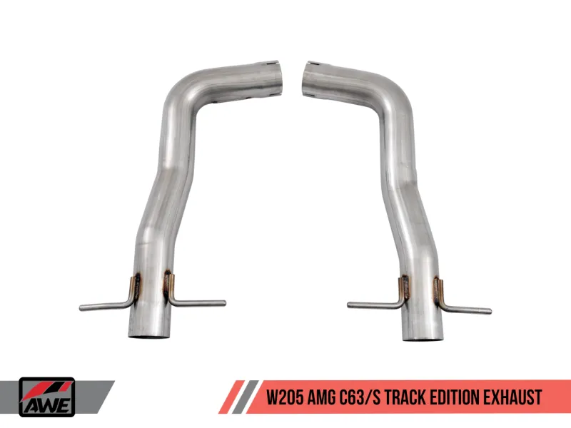 AWE Tuning Mercedes-Benz W205 AMG C63/S Sedan Track Edition Exhaust System (no tips)