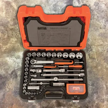 Bahco 95 Piece Mixed 1/4″ & 1/2″ Drive Socket & Mechanics Set