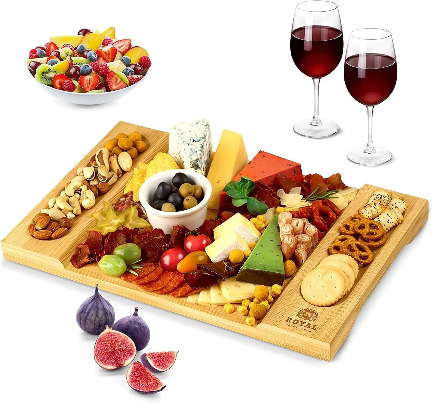 Bamboo Cheese Board & Cutting Board Kitchen Supplies charicuterie board