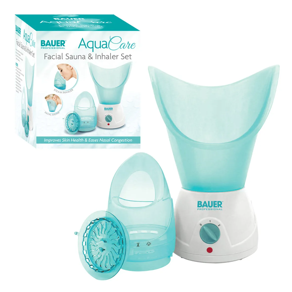 Bauer Aquacare Facial Sauna And Inhaler - Blue