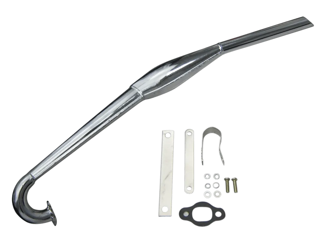 BBR Tuning High Performance F2 Thrust Exhaust Muffler- Chrome