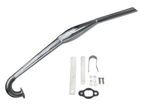 BBR Tuning High Performance F2 Thrust Exhaust Muffler- Chrome