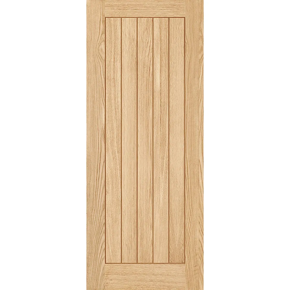 Belize Oak Flush Internal Door Pair - 60 Minute Fire Rated