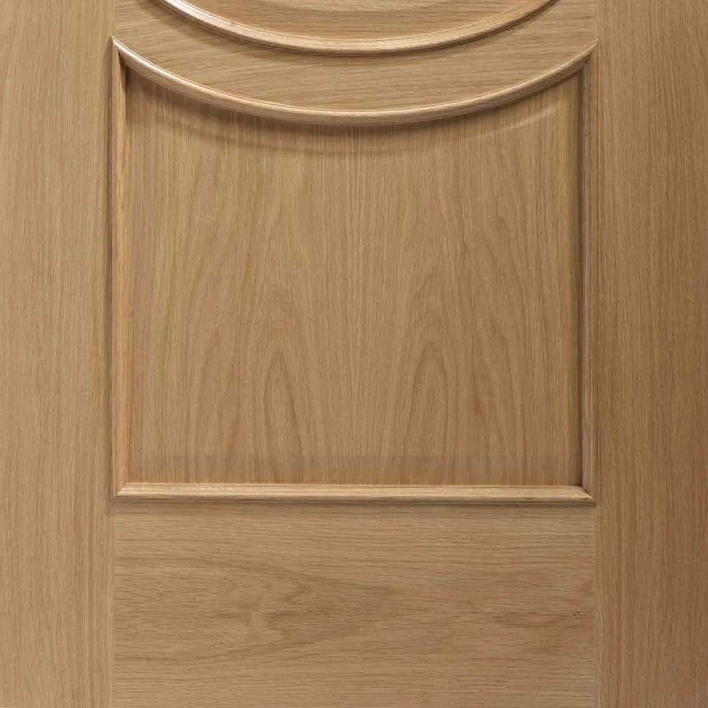 Bespoke Calabria Oak Glazed 3 Door Maximal Wardrobe and Frame Kit