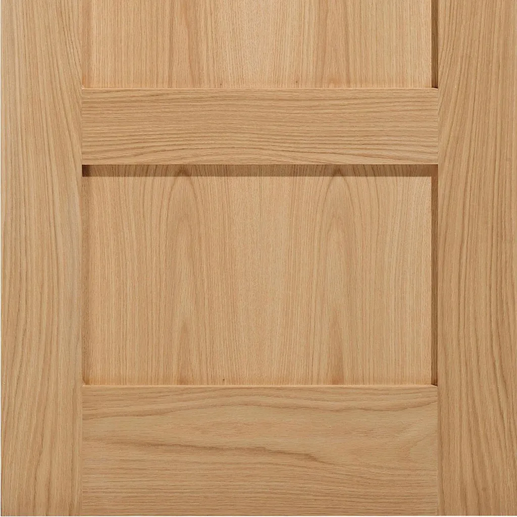 Bespoke Contemporary 4P Oak Fire Internal Door Pair - 1/2 Hour Fire Rated