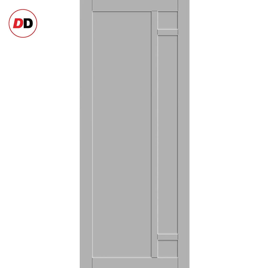 Bespoke Handmade Eco-Urban® Suburban 4 Panel Single Absolute Evokit Pocket Door DD6411 - Colour Options