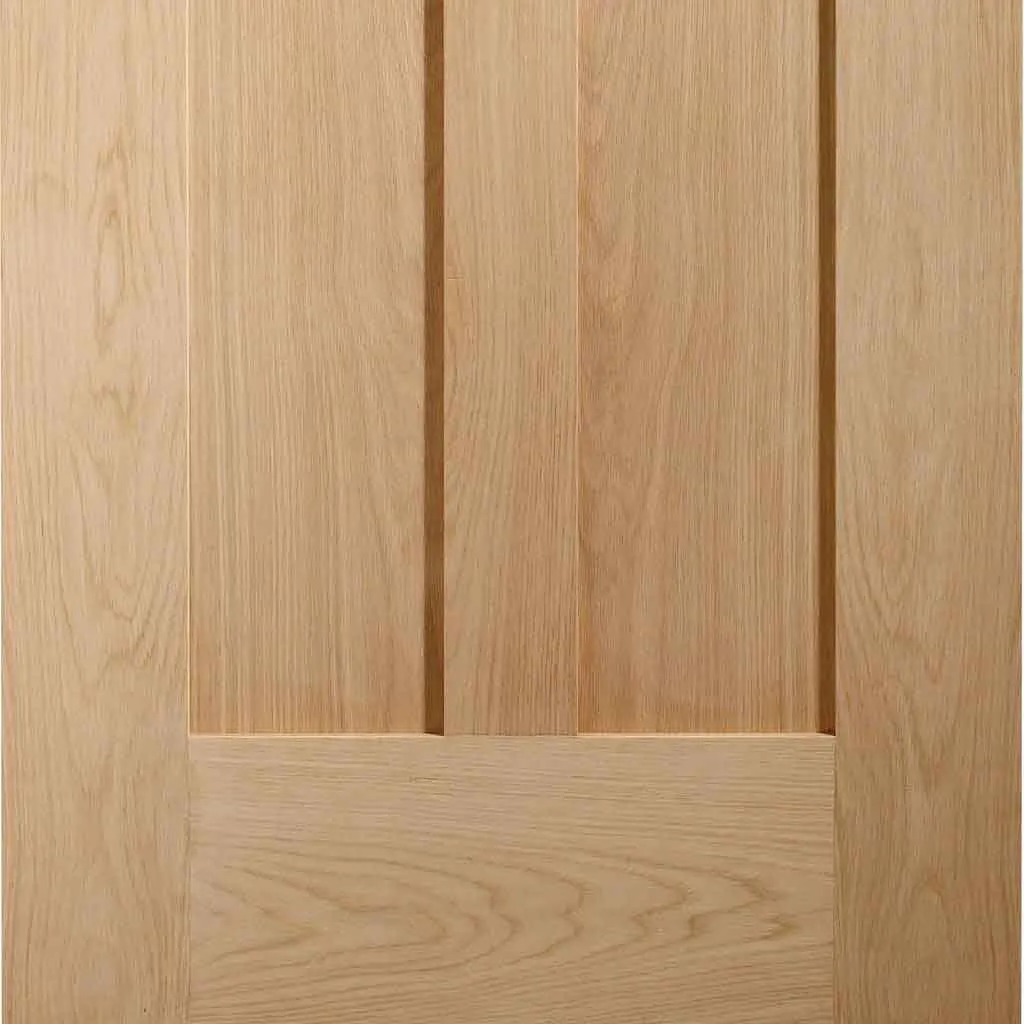 Bespoke Novara Oak 2 Panel 2 Door Maximal Wardrobe and Frame Kit