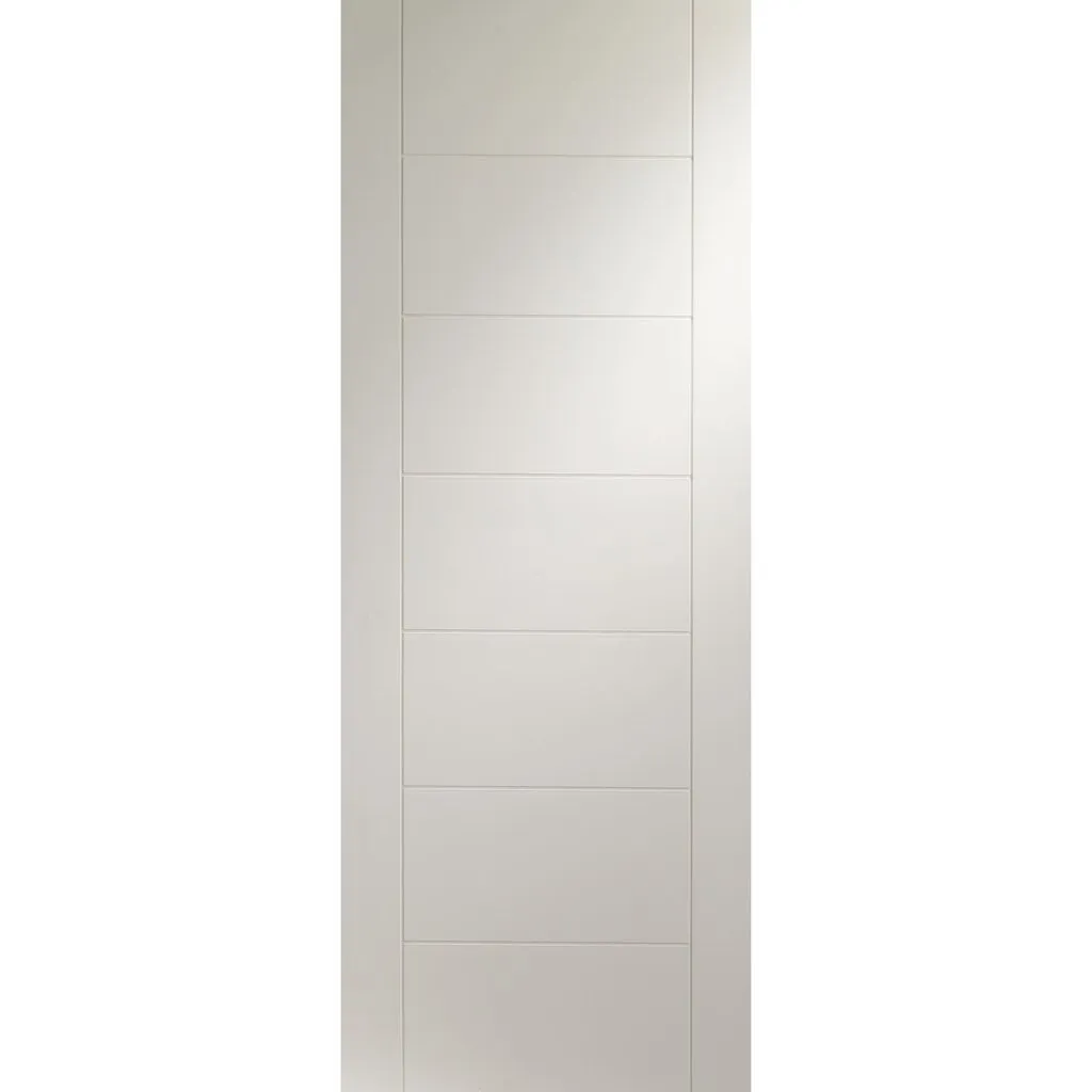 Bespoke Palermo Flush Single Frameless Pocket Door - White Primed