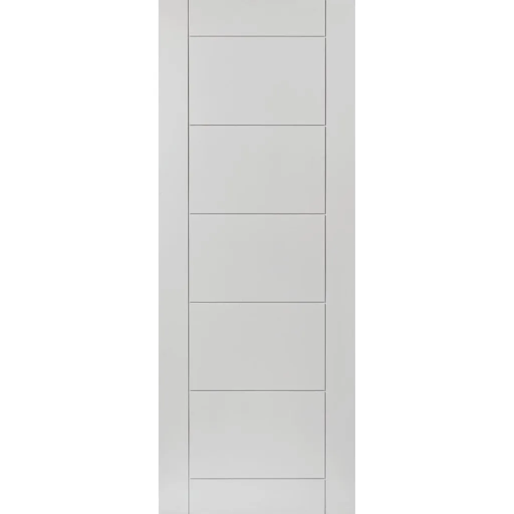 Bespoke Palermo Flush Single Pocket Door - White Primed