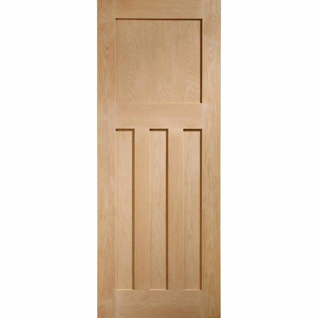 Bespoke Pass-Easi DX 1930'S Oak - 3 Sliding Doors and Frame Kit - Prefinished